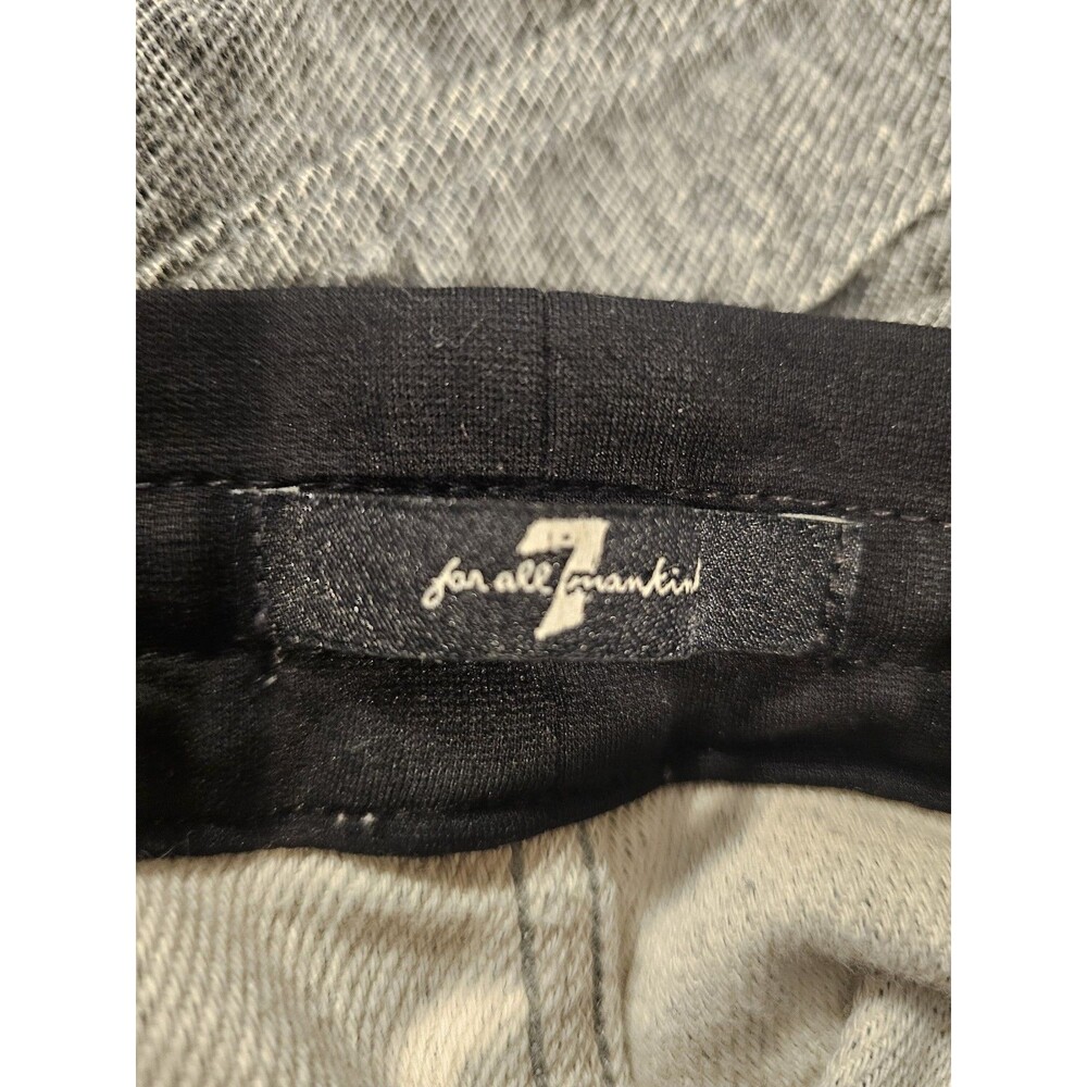 7 For All Mankind Pants Mens Cargo Melange Grey Joggers Large Athleisure Size 34 - Picture 9 of 11